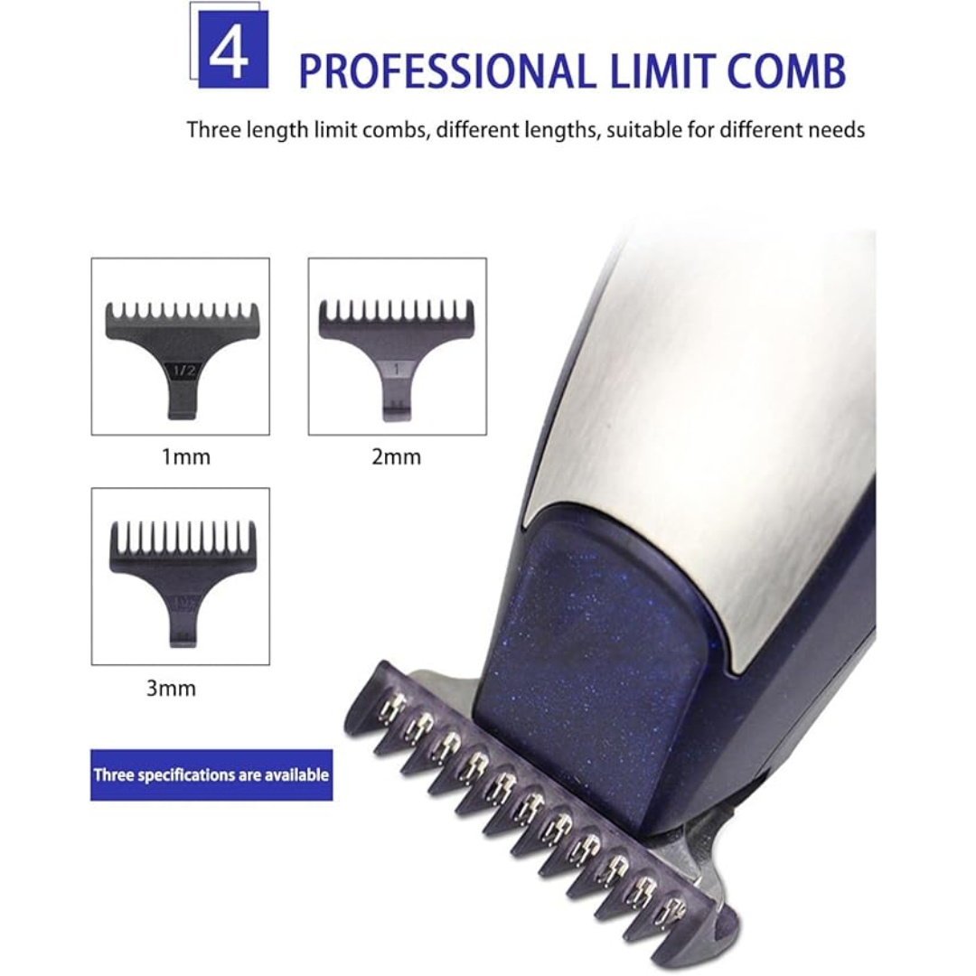 Kemei KM-5021B 3-in-1 Rechargeable Hair Clippe