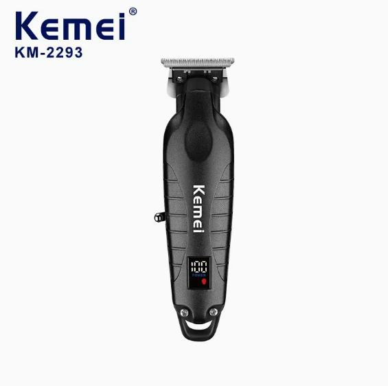 Kemei KM-2293 Professional Cordless Hair Clipper – USB Rechargeable T-Blade Barber Trimmer