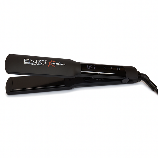 ENZO EN-2407L Keratin Touch Hair Straightener – Instant Heat Technology with Nano Ceramic Plates for Long-Lasting Salon Results