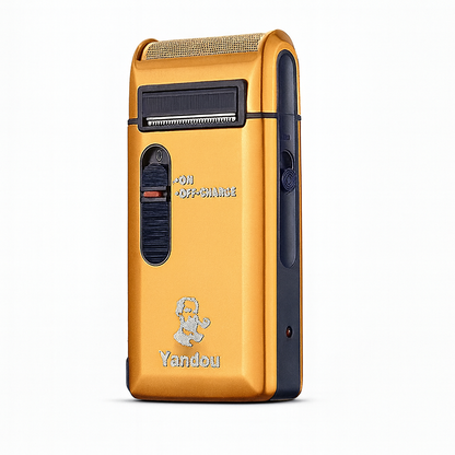 Yandou SV-316U Gold Rechargeable Electric Shaver – Compact 2-in-1 Foil Shaver and Trimmer