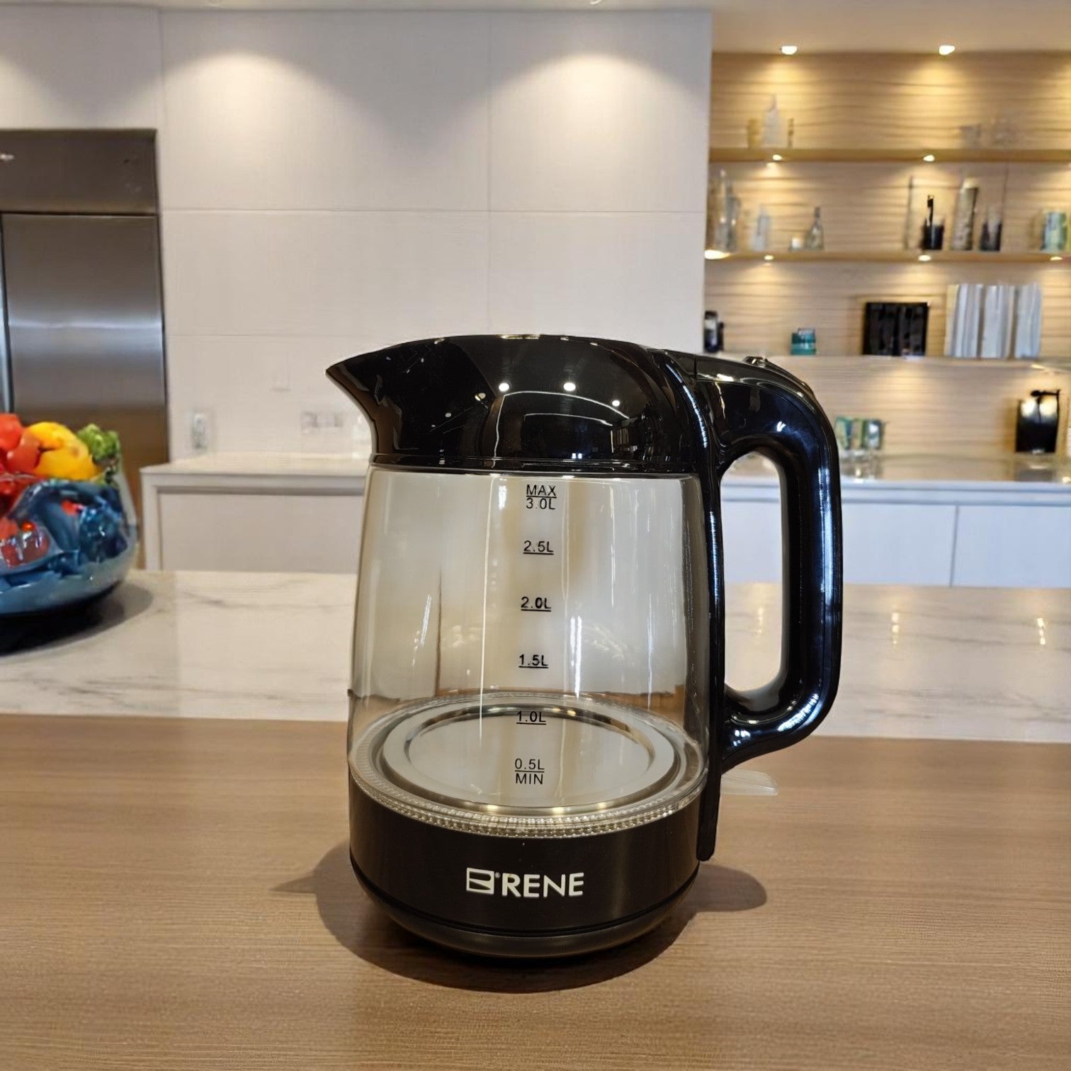 Rene RTM 1708 Tea Maker Pro – 3.0L Kettle with 1.0L Glass Teapot