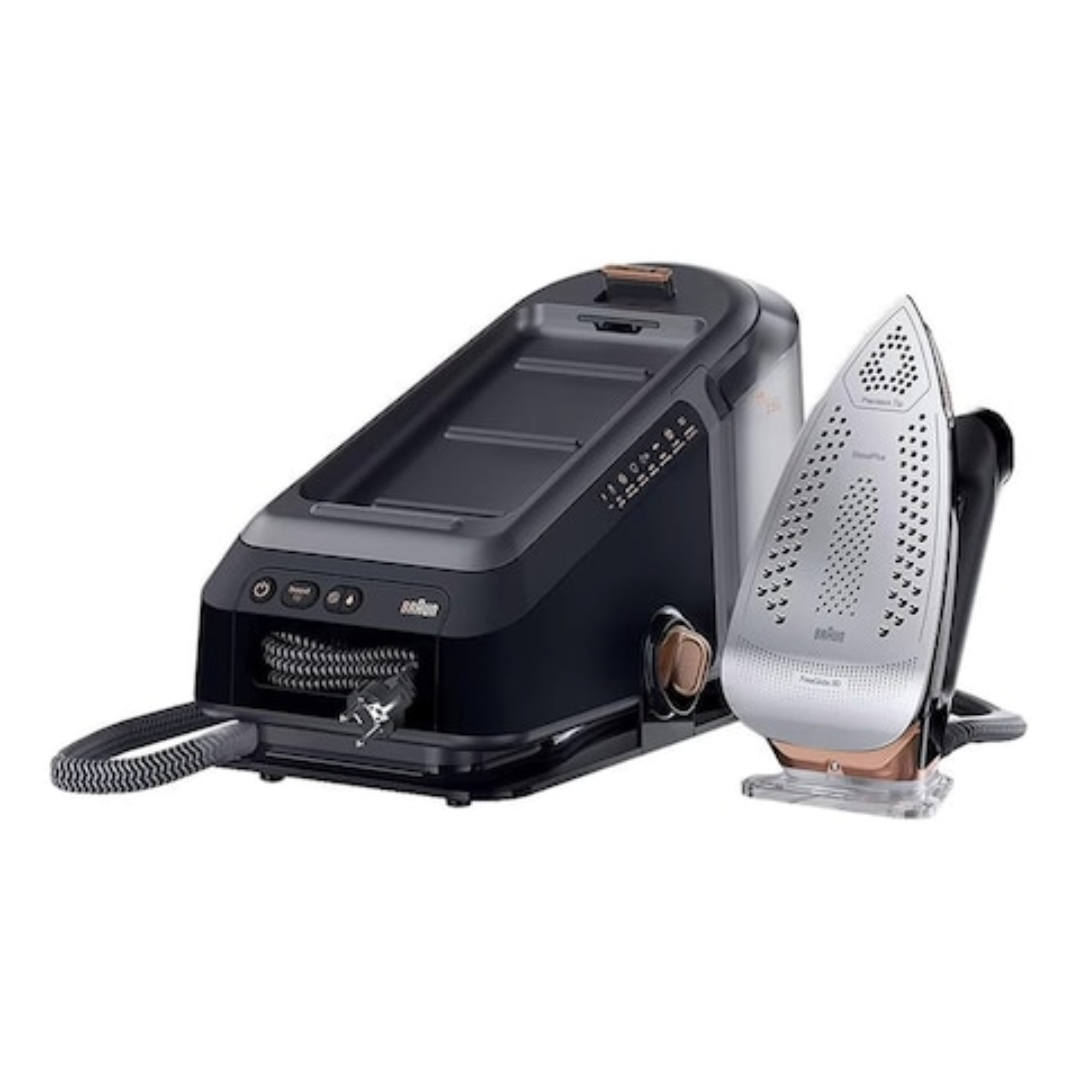 Braun CareStyle 7 Pro IS7286BK Steam Generator Iron with ergonomic open handle design