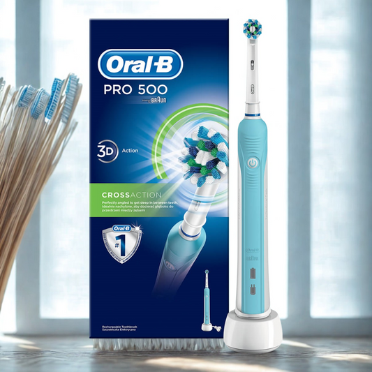 Oral-B D16 Rechargeable Electric Toothbrush with 3D Cleaning Action