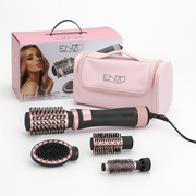 ENZO EN-756 OEM ODM Professional 4-in-1 Hair Styler Straightener, Comb, Hot Air Brush with Negative Ions