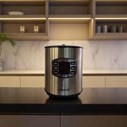 RENE RBCG-1702 3-in-1 Blender with Glass Jar and Digital Controls