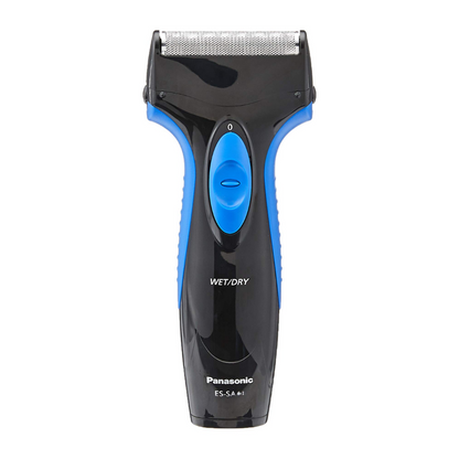 Panasonic ES-SA40-K Pro Curve Wet & Dry Rechargeable Electric Shaver in black and blue