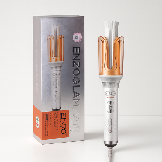 ENZO Glam Auto Hair Curler EN-1966 – 25 mm Nano Titanium Barrel with Keratin Ceramic Coating