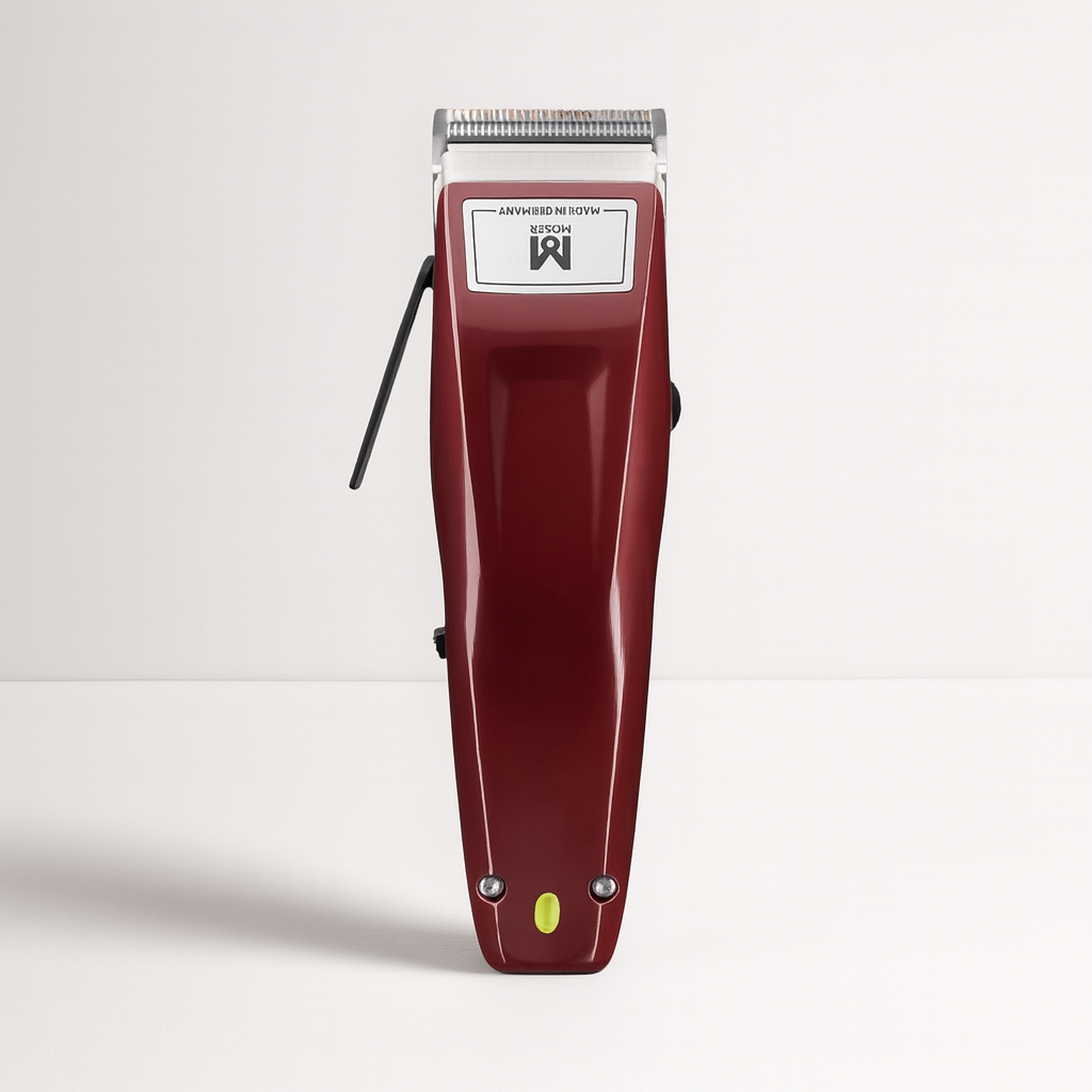 Moser 1400 Cordless Professional Clipper Ideal for Hair & Beard Styling in Burgundy