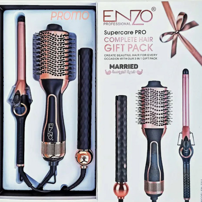 ENZO EN-3311 3-in-1 Hot-Air Styler Gift Pack ENZO Professional