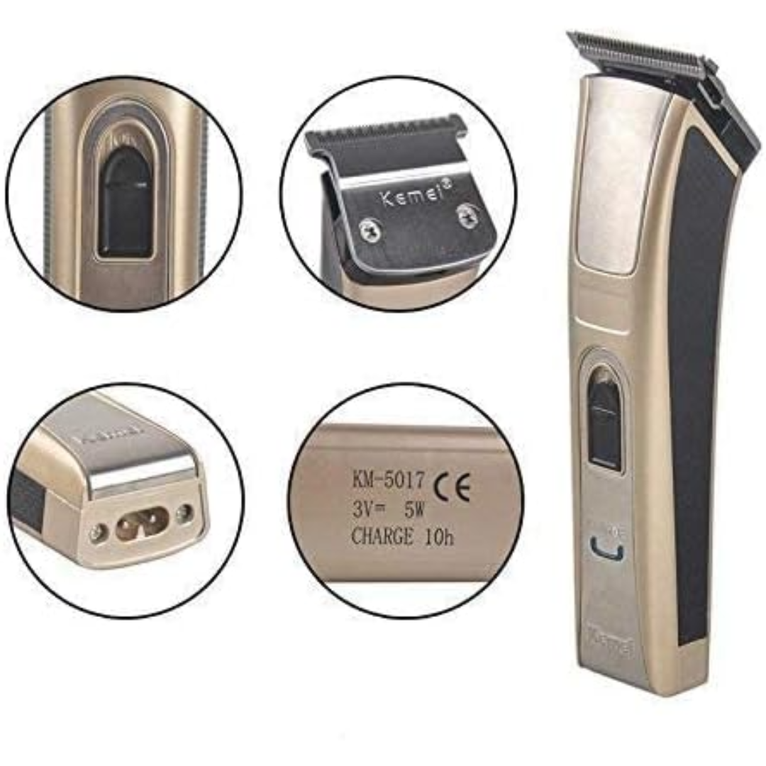 Kemei KM-5017 Professional Cordless Hair & Beard Trimmer
