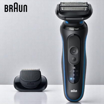 Front view of Braun 5150 SC electric shaver