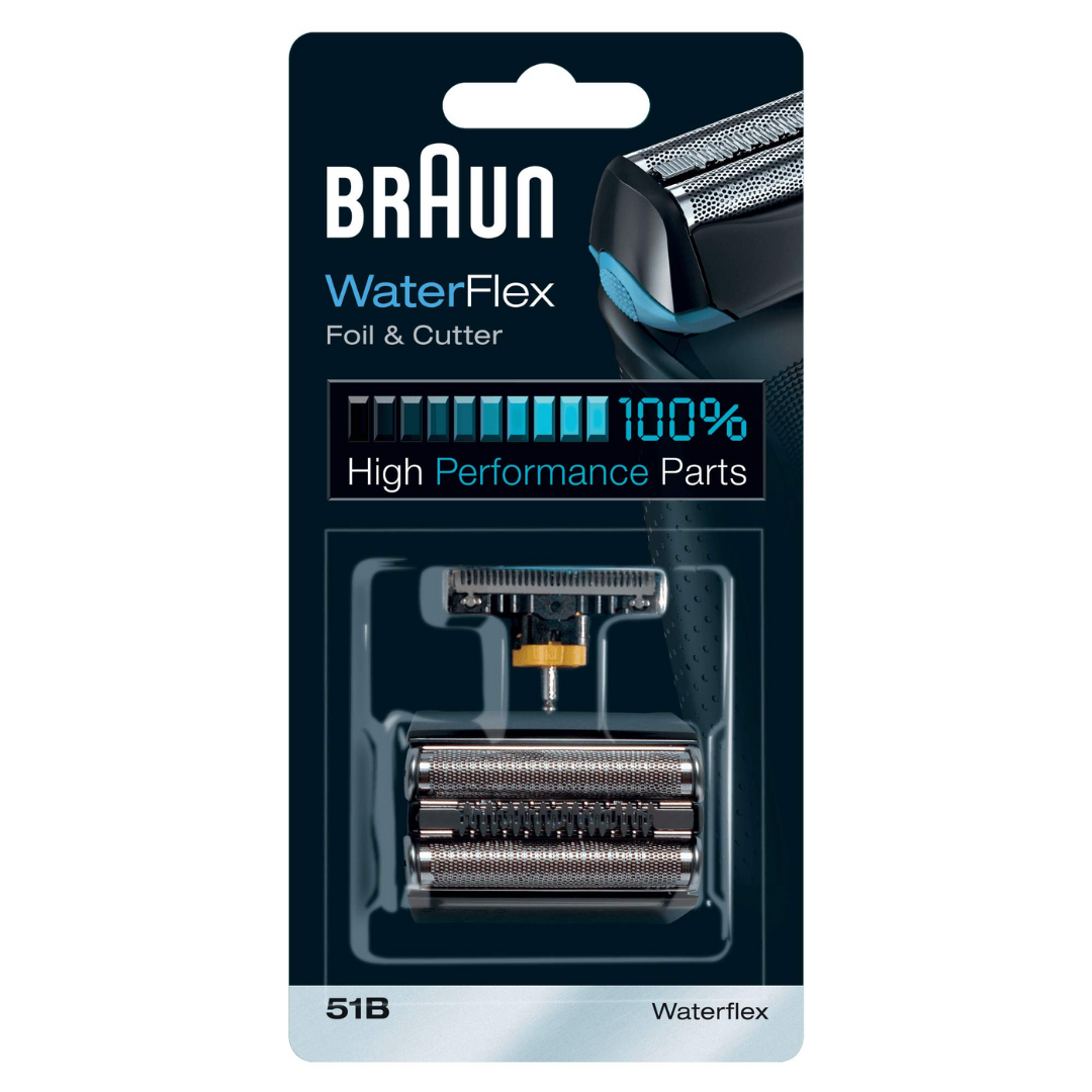 Braun 51B Replacement Foil and Cutter Cassette – Compatible with Series 5 & WaterFlex Shavers
