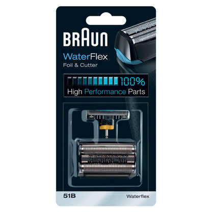 Braun 51B Replacement Foil and Cutter Cassette – Compatible with Series 5 & WaterFlex Shavers