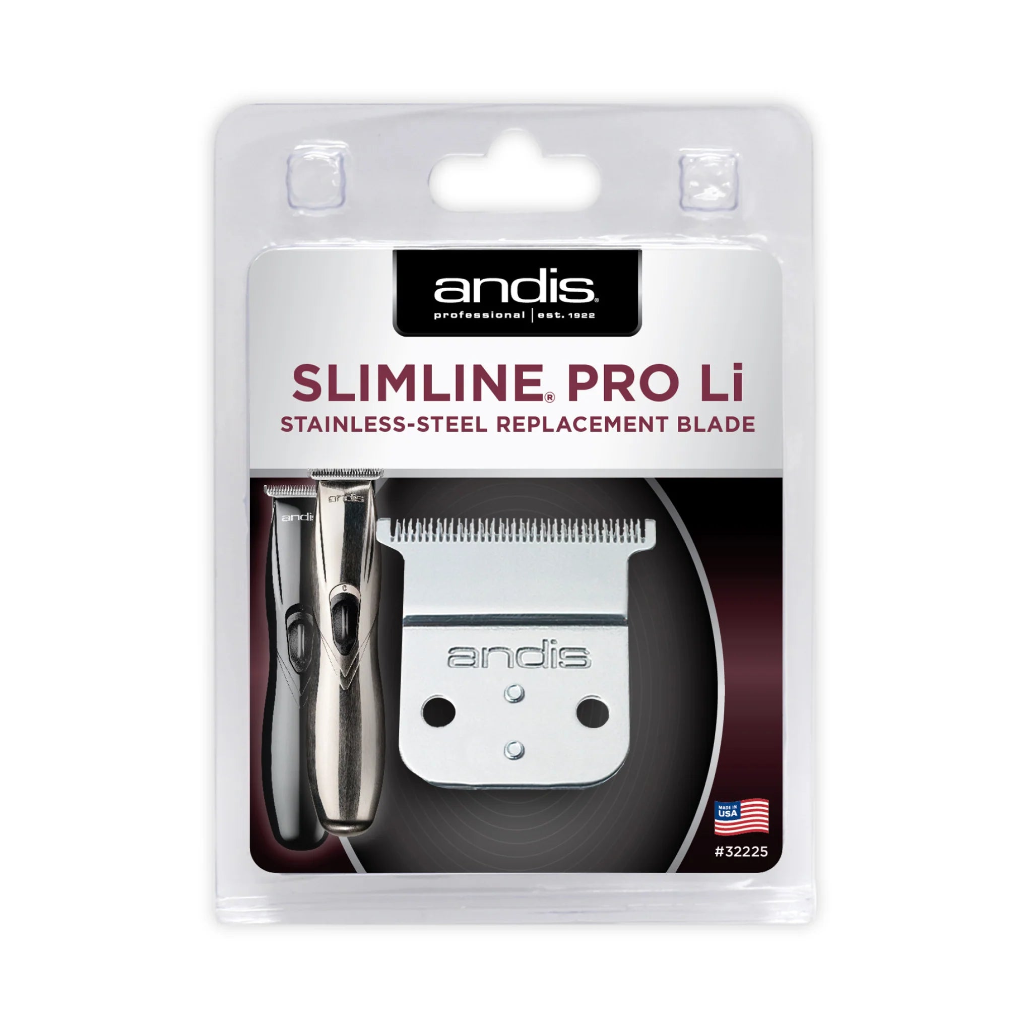 Andis Slimline Pro Li T-Blade Replacement – Stainless Steel #32225