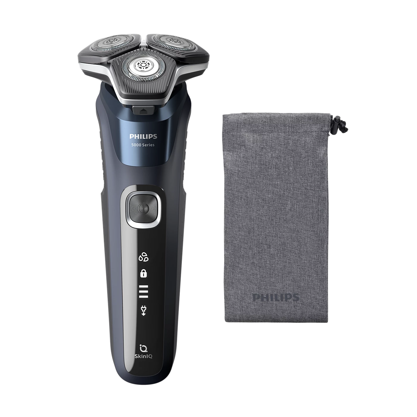 Philips Series 5000 S5885/10 Wet & Dry Electric Shaver – SteelPrecision Blades with SkinIQ Technology