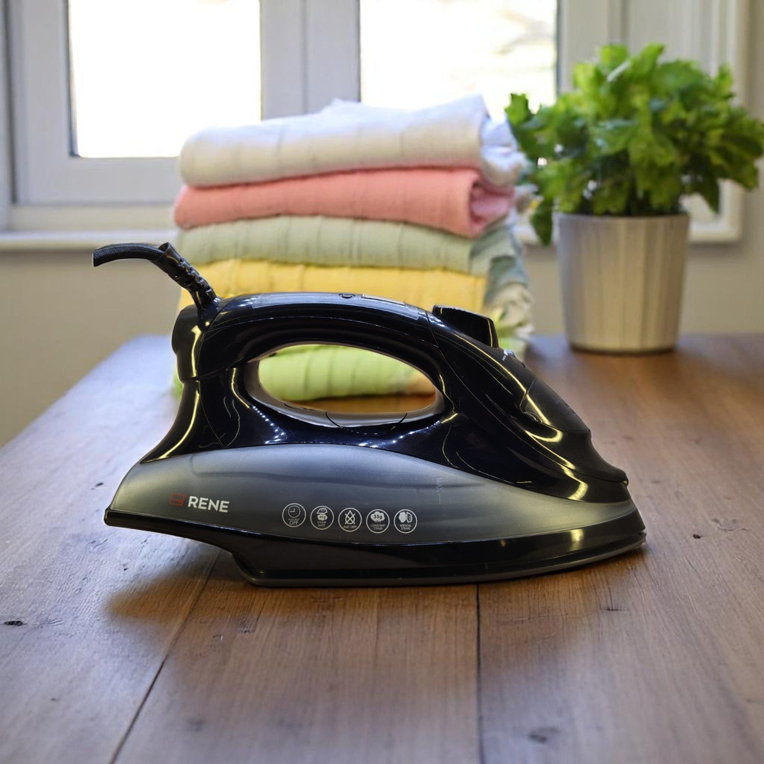 Rene RSI-1721 professional steam iron with digital display