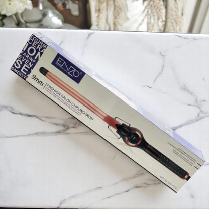 ENZO EN-2222 Professional Hair Curler – Ceramic Titanium Barrel with Adjustable Temperature for Salon-Quality Styling ENZO Professional