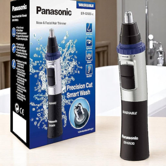 Panasonic ER‑GN30‑K nose and ear trimmer – wet‑dry dual‑edge blade