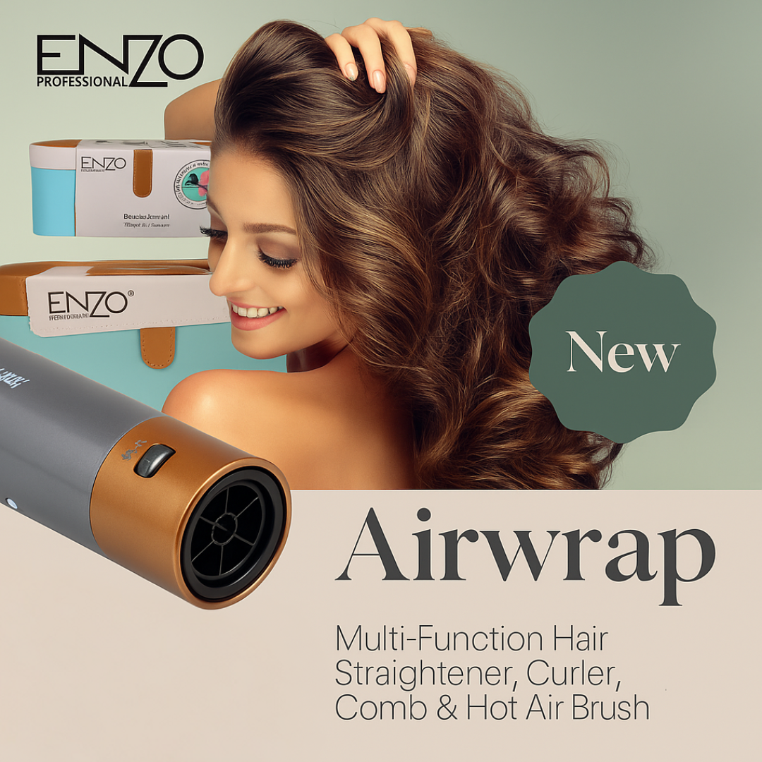 ENZO EN-4133 Dyson 6-in-1 Electric Styling AirWrap Hair Styler