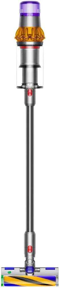Dyson V15 Detect Absolute Cordless Vacuum Cleaner (Yellow/Nickel) | 2 year Dyson warranty | 447033-01 - UAE Version