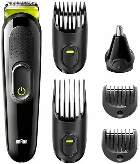 Braun MGK3221 Series 3 6-in-1 All-in-One Grooming Kit – Beard Trimmer, Hair Clipper & Precision Trimmer