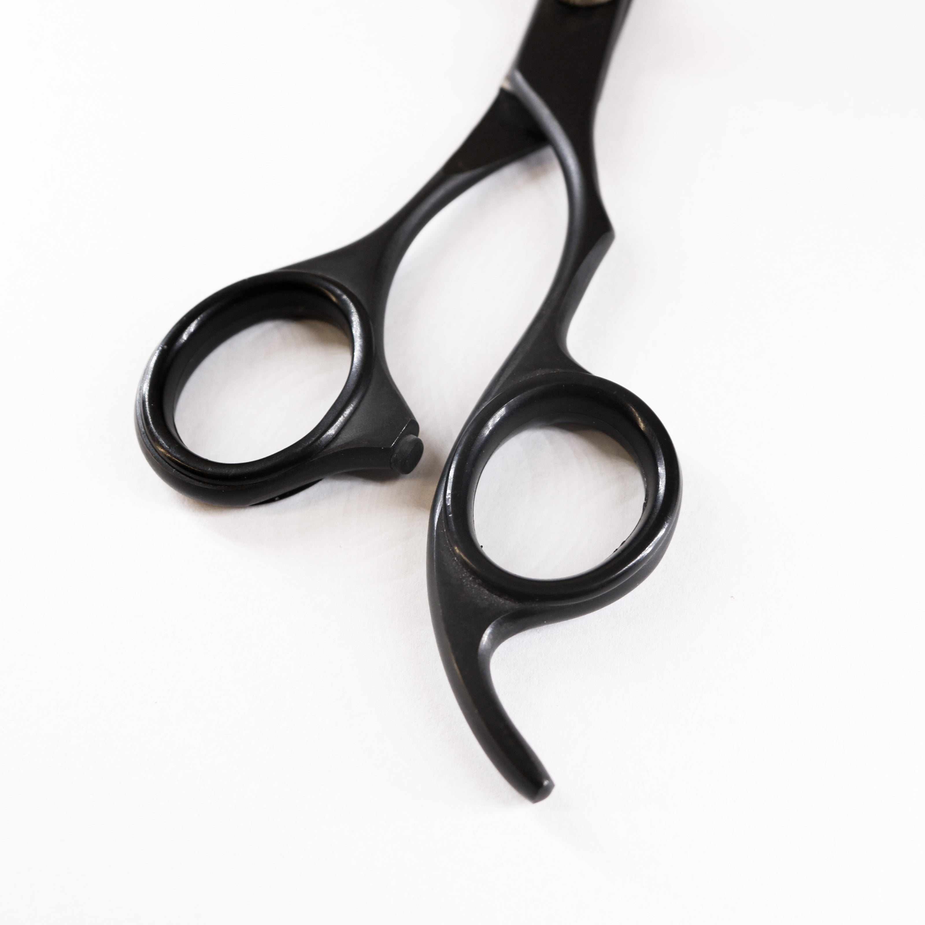 Lizze Pro 6.5-inch black and gold professional hairdressing scissors for precision cutting.