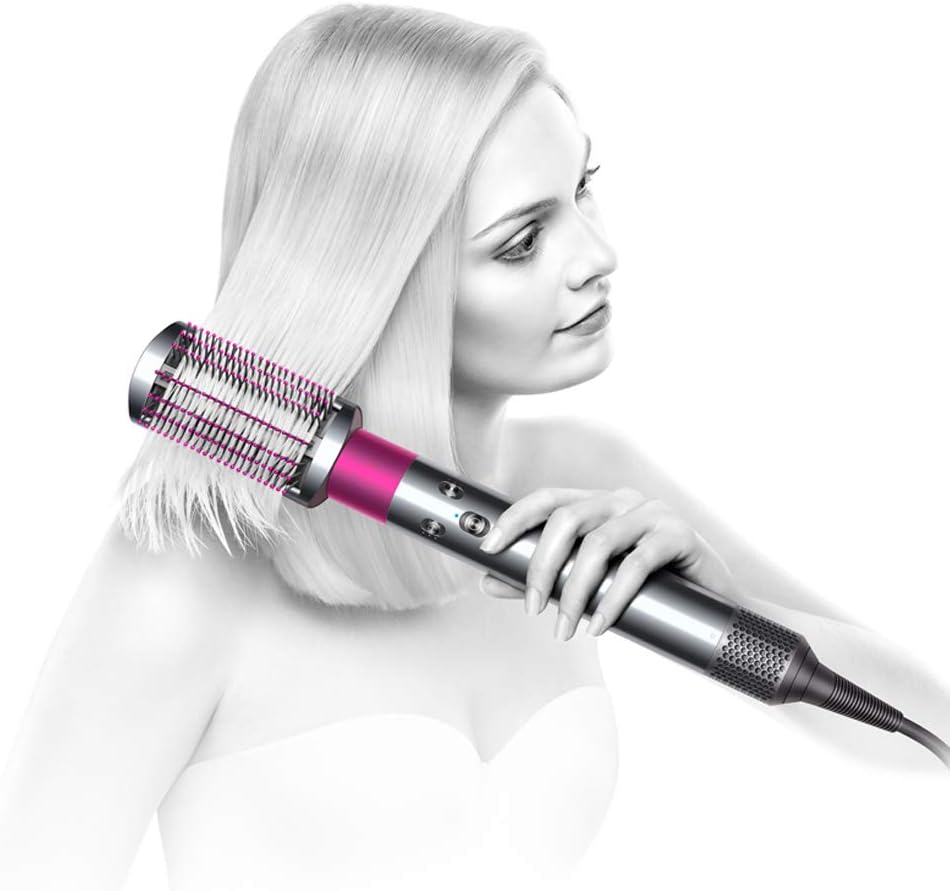 Dyson Airwrap Hair Styler Complete Fuchsia Pink UAE 3 Pin Plug 2 Year UAE Warranty, Fuchsia Pink & Nickel