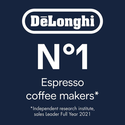 De'Longhi Dedica Arte Espresso Machine - MyLatteArt Milk Foam Nozzle, Precision Steam Wand, Steel Tamper Included, Grey - Create Perfect Espresso, Cappuccinos, and Latte Art at Home - EC885.GY