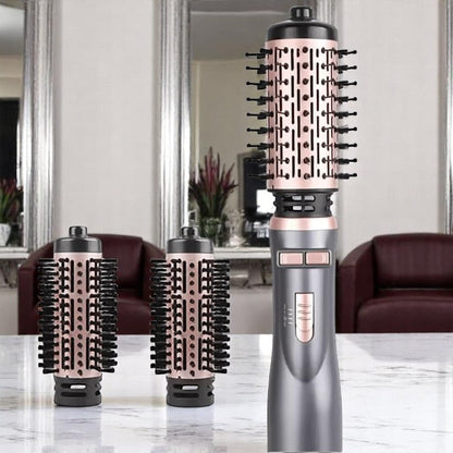 ENZO EN-742 1500W Rotating Hot Air Brush – 2-in-1 Blow Dryer & Styling Tool with Ionic Technology ENZO Professional