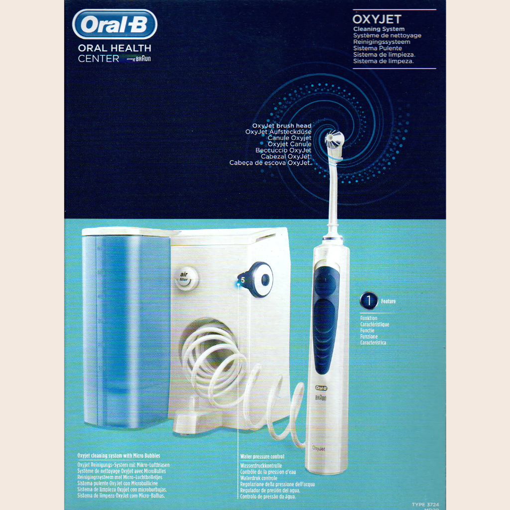 Oral-B MD20 OxyJet Oral Health Center – Micro-Bubble Water Jet Cleaning System Type 3724