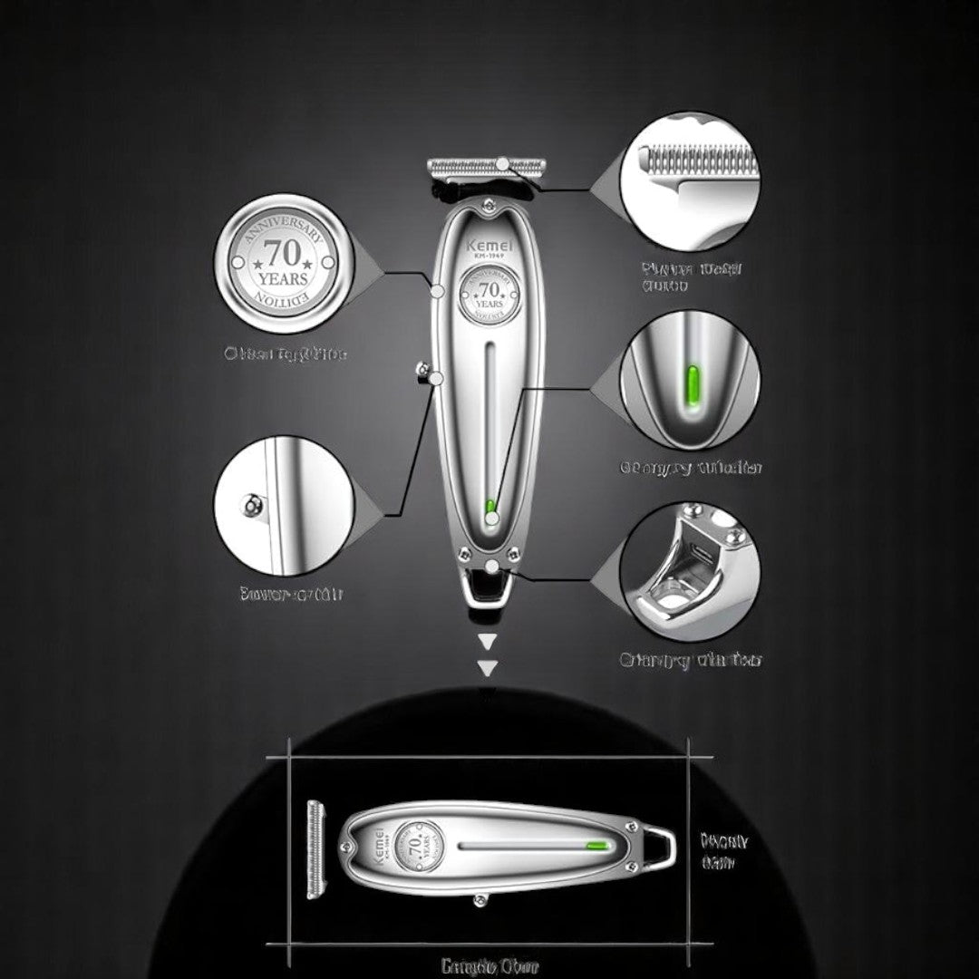 Kemei KM-1949 Professional Hair Clipper – Cordless Trimmer
