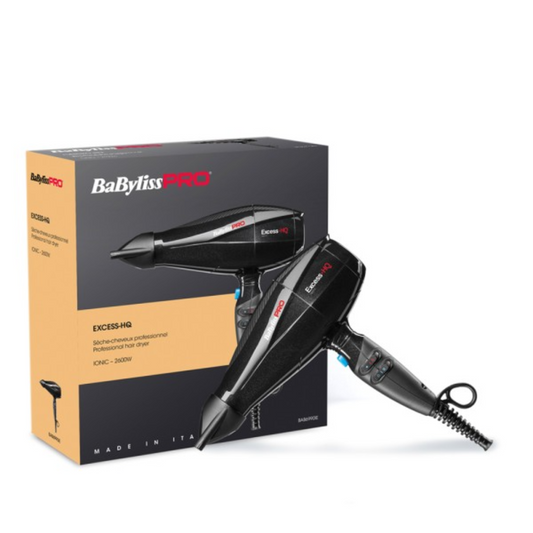 Babyliss Excess HQ Hair Dryer – 2600W Professional Ionic Hair Dryer with Powerful Airflow