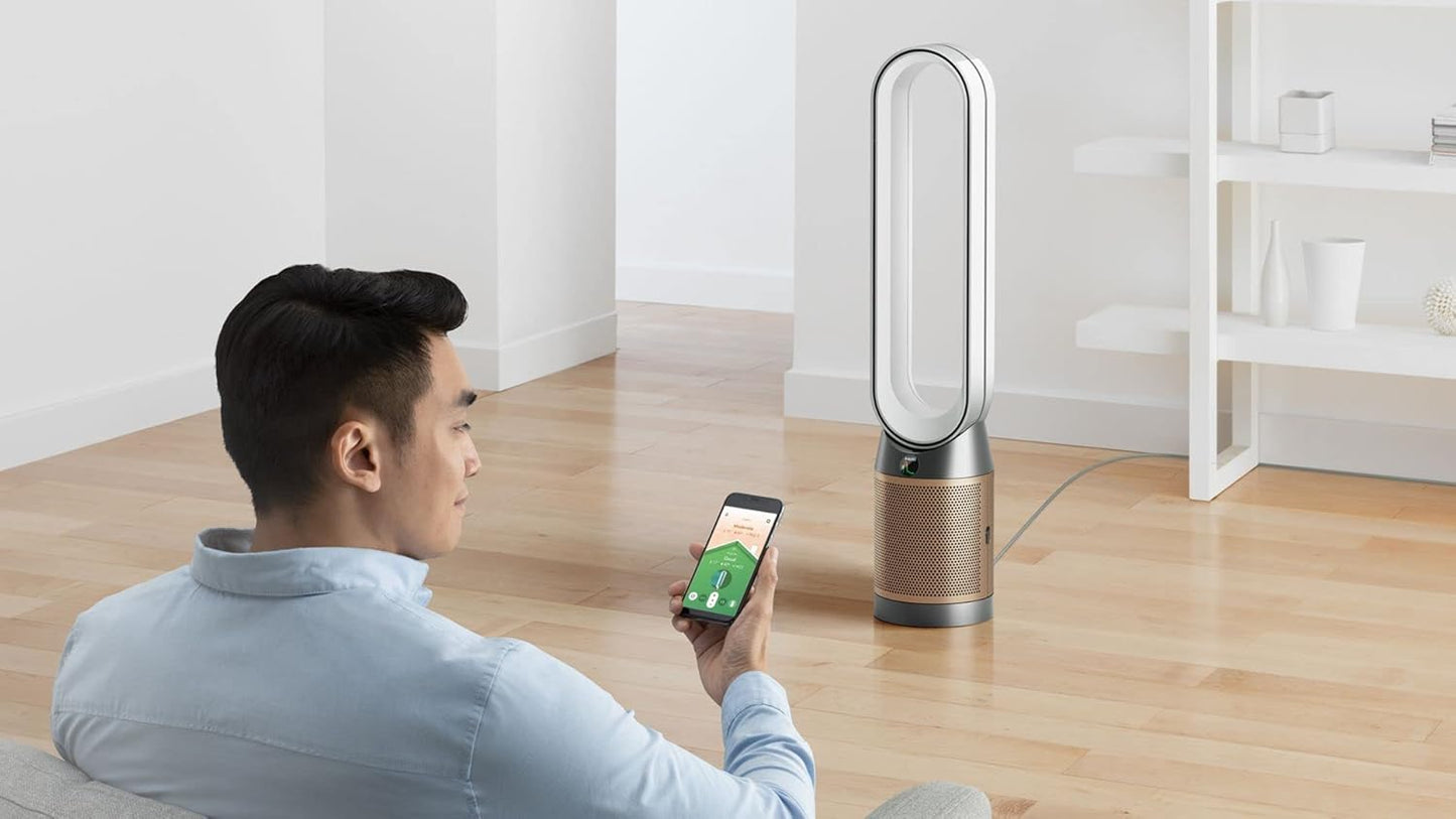 Dyson Purifier Cool™ Formaldehyde TP09 purifying fan (White/Gold) Air Purifier and Fan | 2 year Dyson warranty | 369914-01