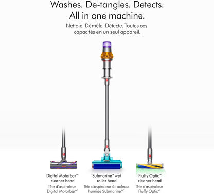 Dyson V15s Detect Submarine Vacuum Cleaner | 448799-01 | 2 years Dyson warranty - UAE Version