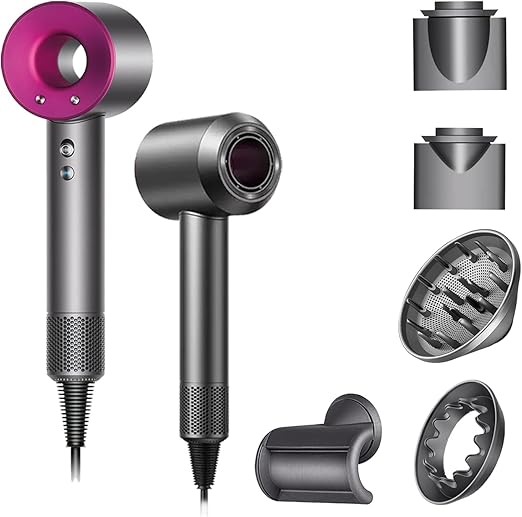 Professional Ionic Hair Dryer 2400W – Heat Control Blow Dryer with Diffuser for Fast Drying