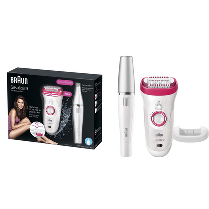 Braun Silk-épil 9 SE9538 Wet & Dry Epilator – Bonus Edition with 3 Extras