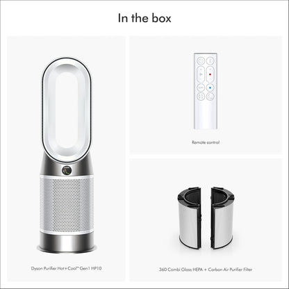 Dyson Purifier Hot + Cool™ Gen1 HP10 purifying fan heater (White/White) Heater + Air purifier | 2 year Dyson warranty | 454856-01 - UAE Version
