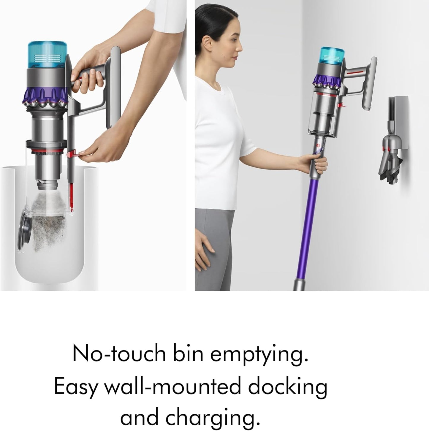 Dyson Gen5 Detect Absolute Cordless Vacuum Cleaner (Purple/Purple) | 2 year Dyson warranty | 447038-01 - UAE Version