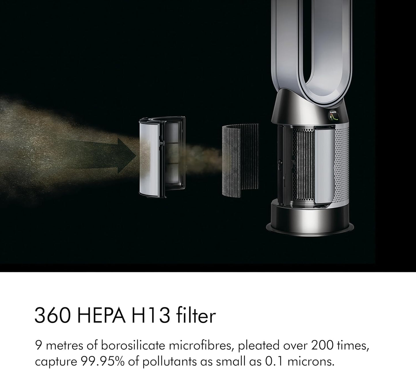 Dyson Purifier Hot + Cool™ Gen1 HP10 purifying fan heater (White/White) Heater + Air purifier | 2 year Dyson warranty | 454856-01 - UAE Version