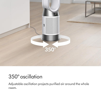 Dyson Purifier Hot + Cool™ Gen1 HP10 purifying fan heater (White/White) Heater + Air purifier | 2 year Dyson warranty | 454856-01 - UAE Version