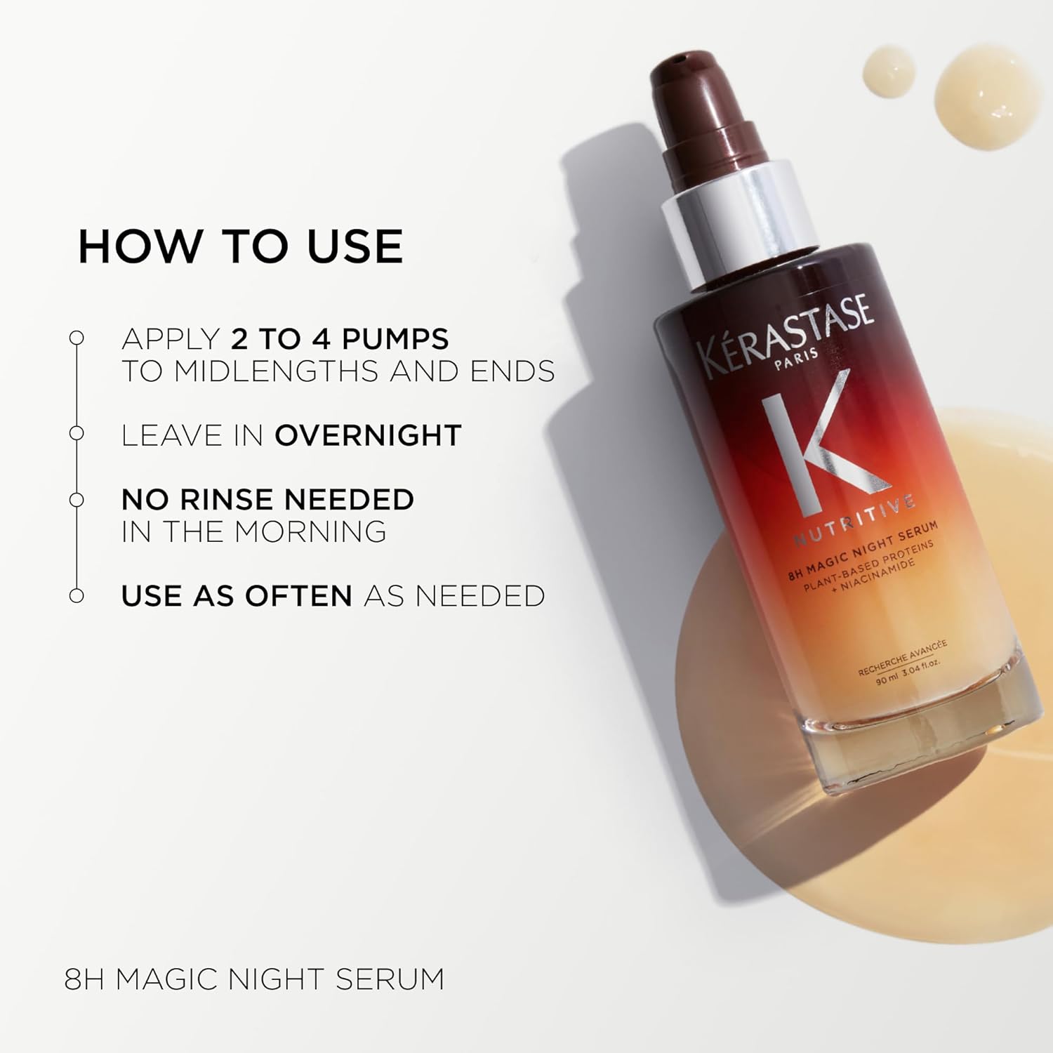 Kérastase Nutritive 8H Magic Night Serum for Dry Hair 90ml