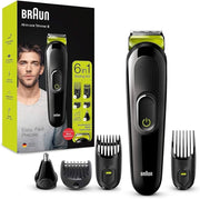 Braun MGK3221 Series 3 6-in-1 All-in-One Grooming Kit – Beard Trimmer, Hair Clipper & Precision Trimmer