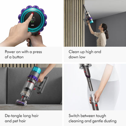 Dyson Gen5 Detect Absolute Cordless Vacuum Cleaner (Purple/Purple) | 2 year Dyson warranty | 447038-01 - UAE Version