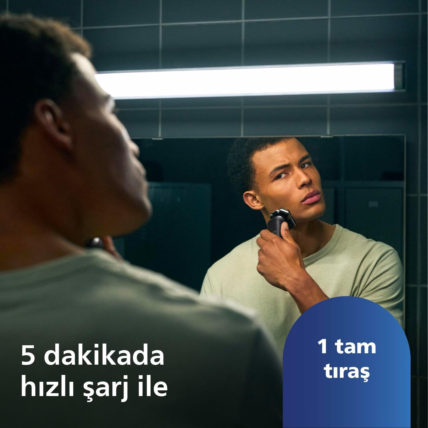 Philips Series 5000 Wet and  Dry Electric Shaver S5887/10 Advanced Shaving with Comfort