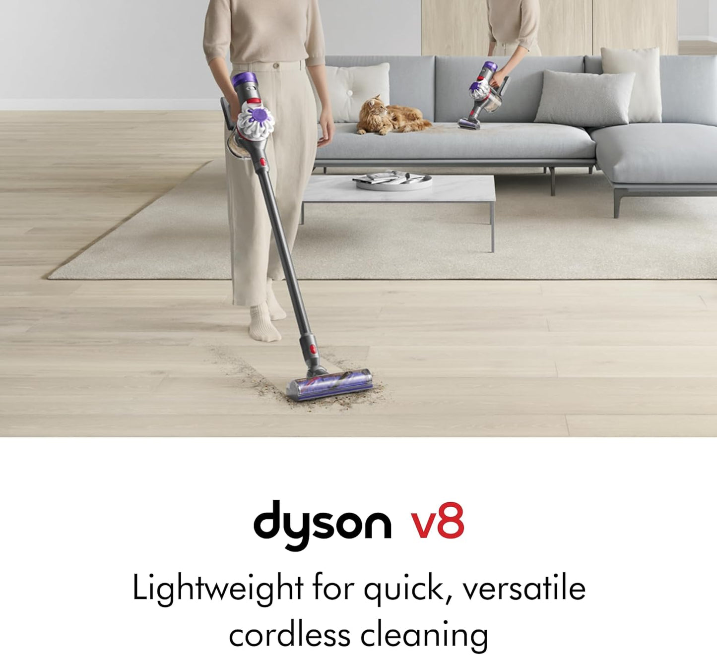 Dyson V8™ Cordless Vacuum Advanced|2 year Dyson Warranty |492637-01 - UAE Version