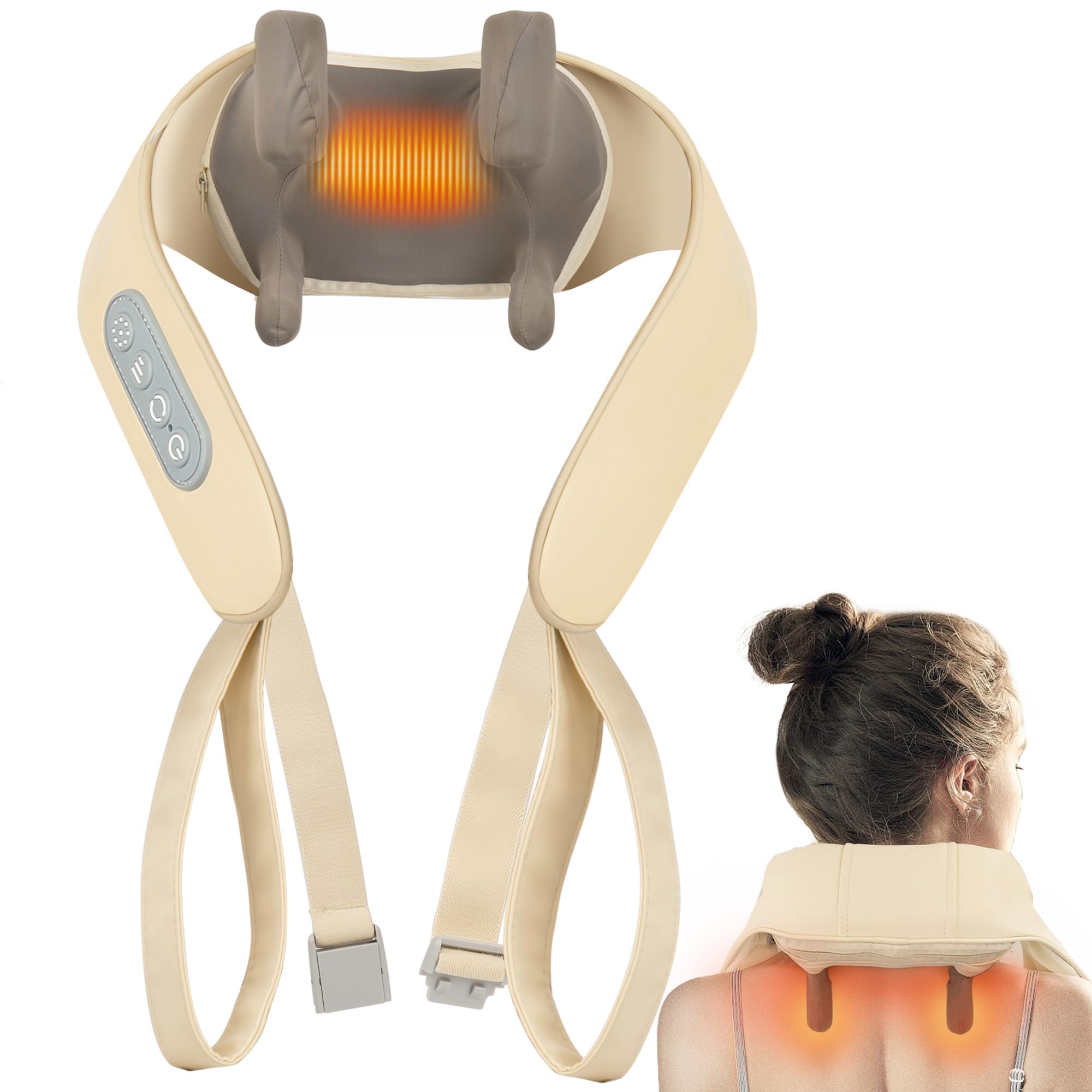 Electric Shiatsu Neck Shoulder Massager – Deep Tissue Relief