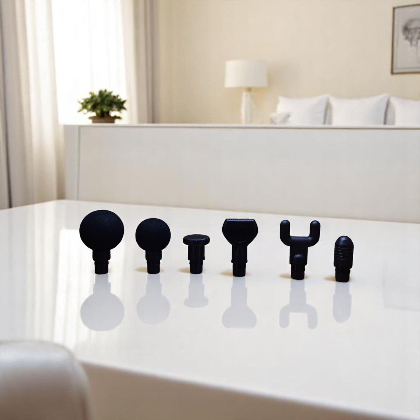 Multi-head gum and body massager with 20 speed settings