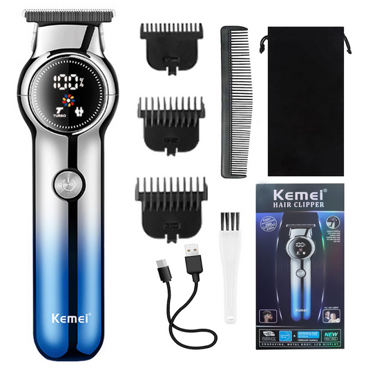 Kemei KM-1852 Rechargeable Hair & Beard Trimmer – Precision Grooming for Men