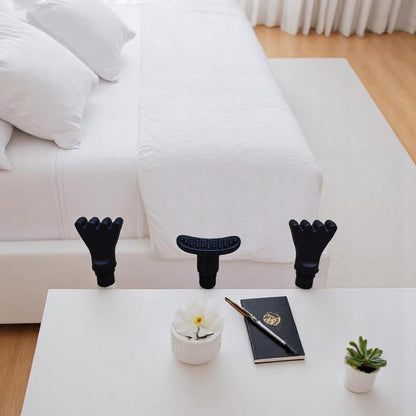 Dual-head massager with multi-directional movement