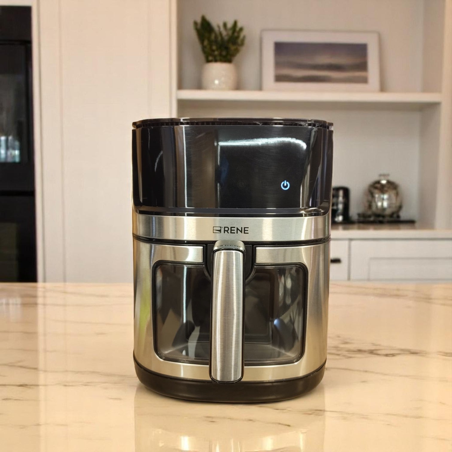 Digital touchscreen of Rene RAF-1716 air fryer